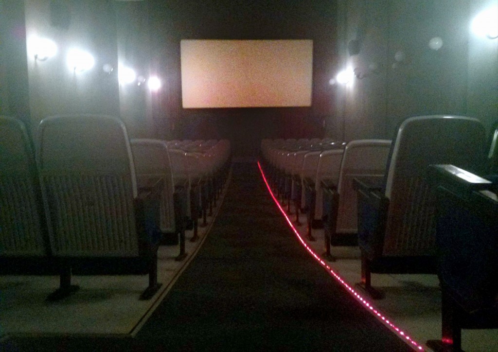 Sala de cine vacía